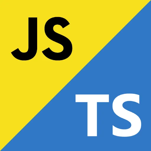 ECMAScript and TypeScript logos